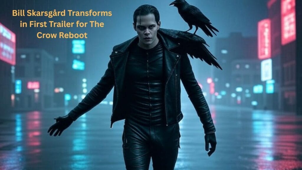 Bill Skarsgård Transforms in First Trailer for The Crow Reboot